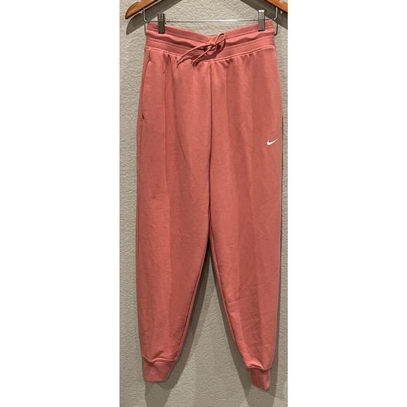 Nike Dri-FIT One Women's High-Waisted 7/8 French Terry Joggers Size Small - Picture 7 of 7